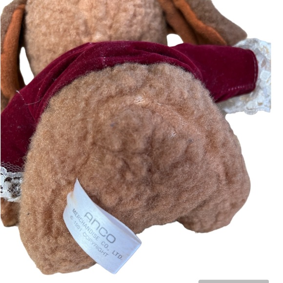 Vintage 1991 Anco Plush Puppy Dog Set - Picture 5 of 11